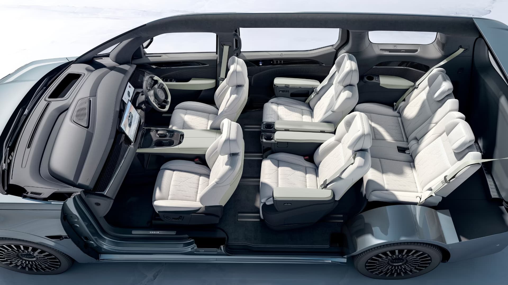 Luxury Redefined: Zeekr 009 6-Seater Layout