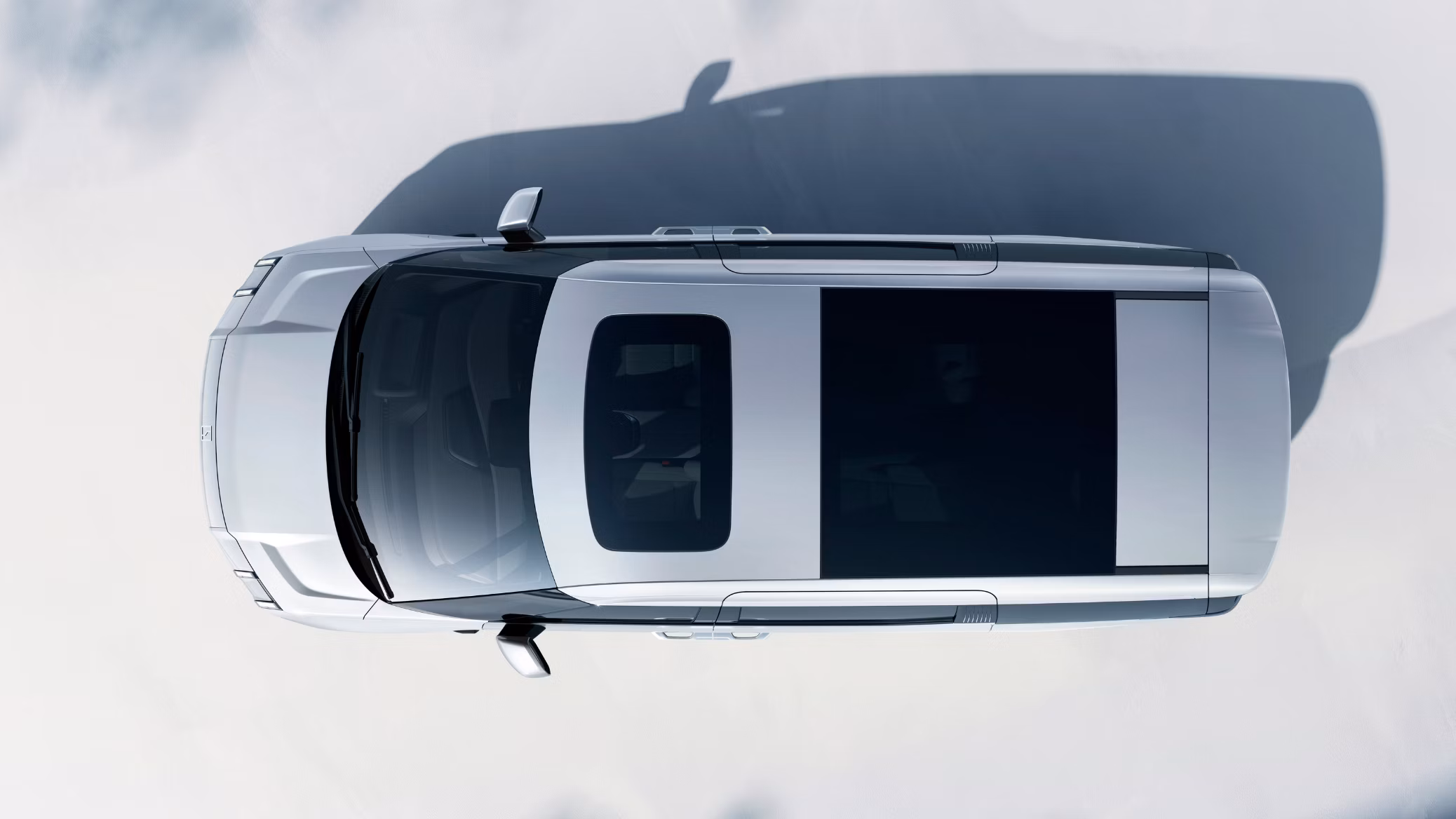 Dual Glass Roof with Integrated Power Shades